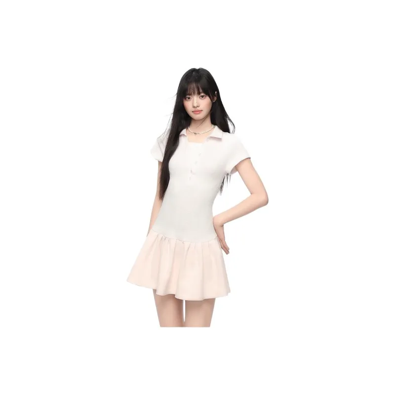 KING PRINCE Short Sleeved Dress Women's-4