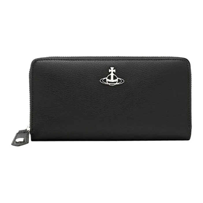 Vivienne Westwood Leather Wallet Women's Black-0