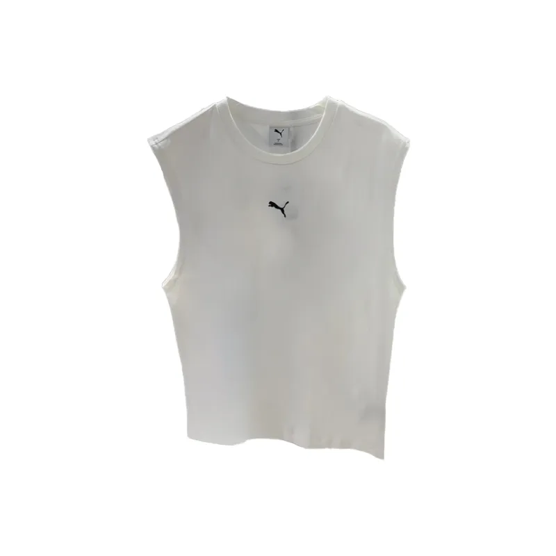PUMA Tank Tops Men White-0