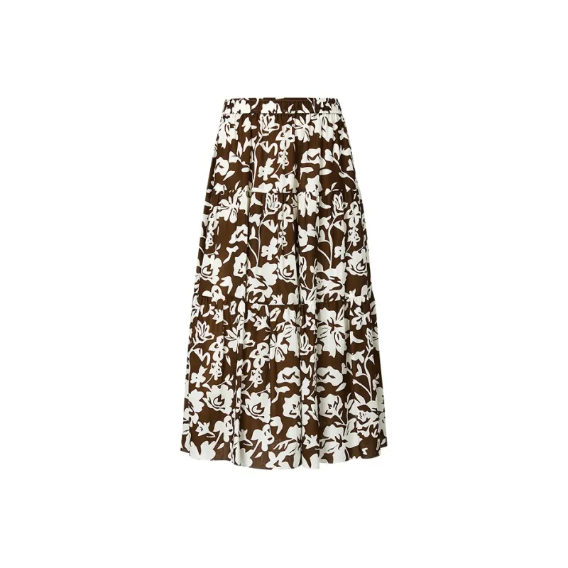 Hopeshow Casual Long Skirt Women's-0