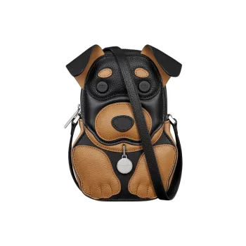 DIOR Bobby Cow Leather Shoulder Bag Mini Unisex Brown & Black