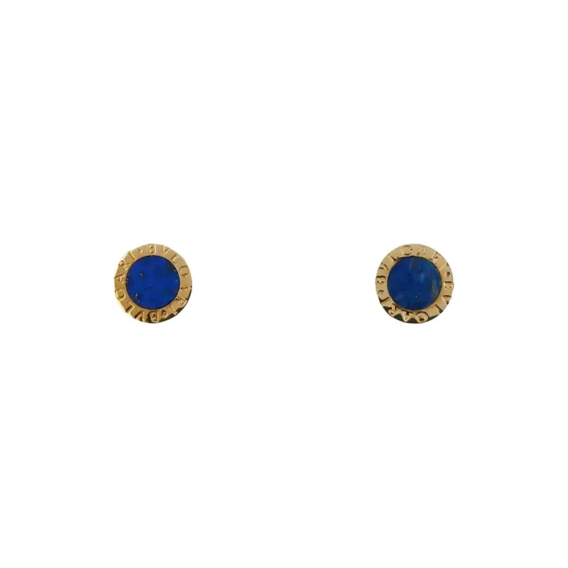 BVLGARI 18kt Yellow Gold BVLGARI BVLGARI Lapis Lazuli Earrings-0
