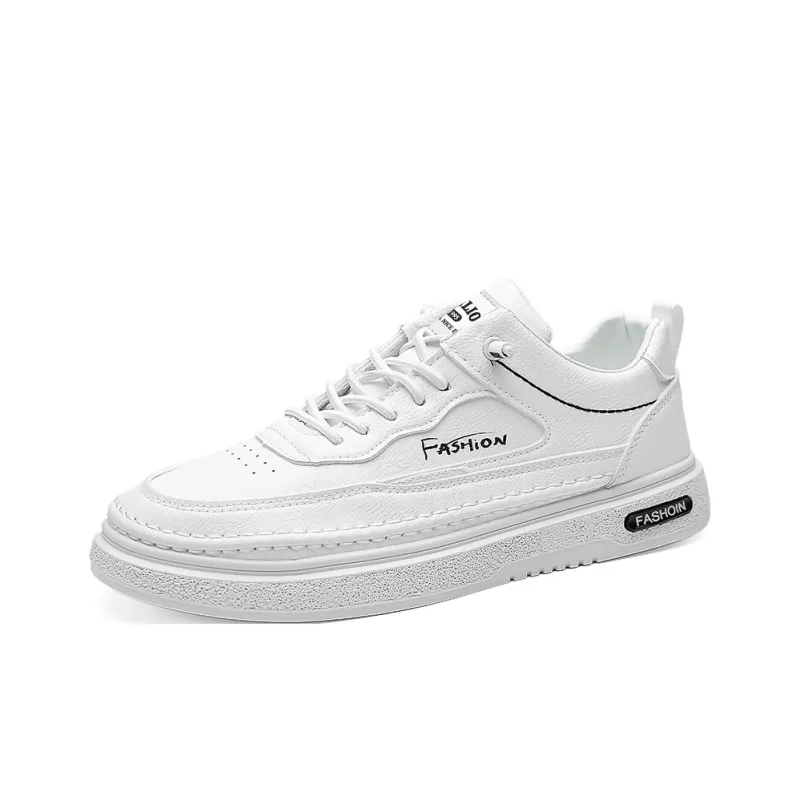 Tonlion Casual Shoes Men Low Top White/Beige-0