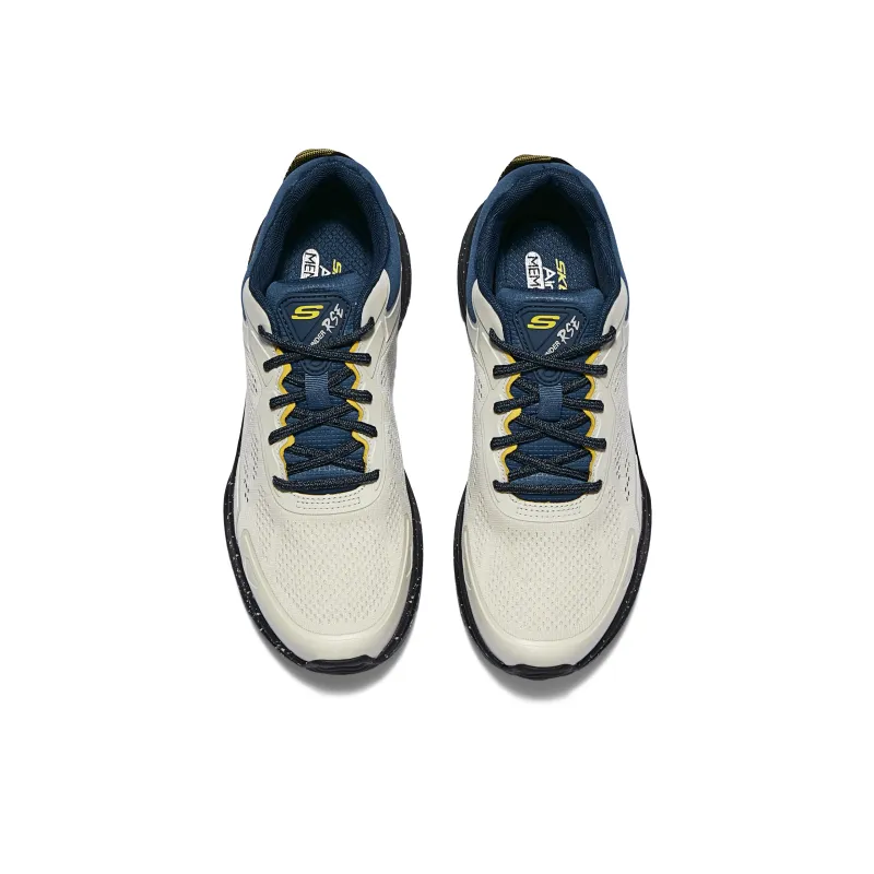 Skechers Cushioning, Slip Resistant, Rebound Low Top Running Shoes Men's Natural-2