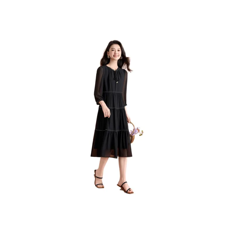 Mylan Long Sleeved Dress Loose Fit Women's-0