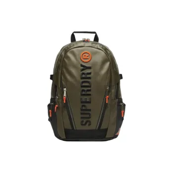SUPERDRY Polyester Backpack Regular Men's Olive Green