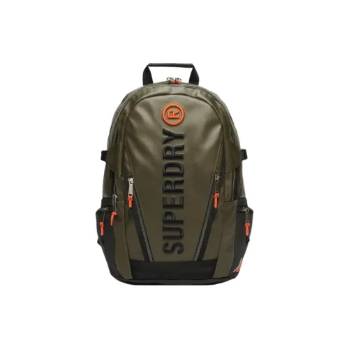 SUPERDRY Polyester Backpack Regular Men's Olive Green