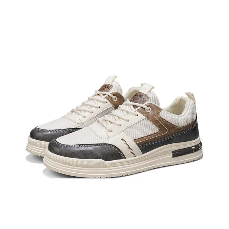 LONGDUIZHANG Slip Resistant Cushioning Abrasion Resistant Lightweight Low Top Skateboard Shoes Men's-2
