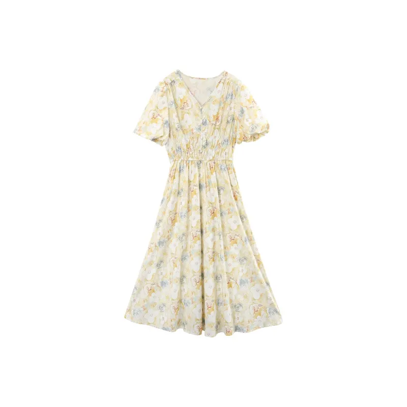 A Paradise For Awakening Short Sleeved Dress Women's-7