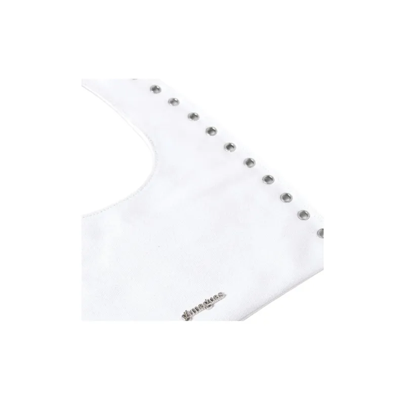 Gimaguas Leather Handbag Mini Women's White-3