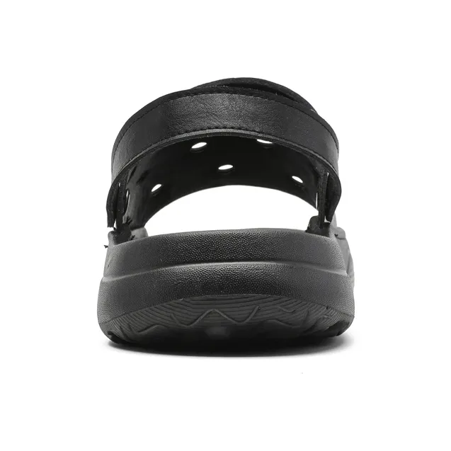 Ignition Beach Sandals Men Black/White-3