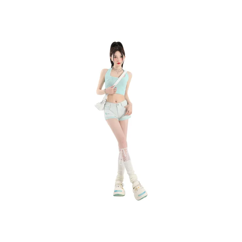 Mm Denim Shorts Women's-1