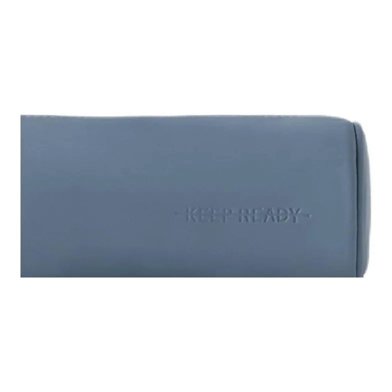 ZARA Polyurethane With Polyester Clutch Regular Women's Blue-4