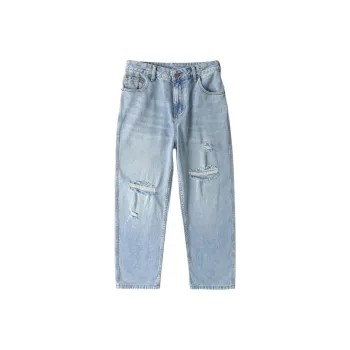 SNOW FLYING Jeans Unisex Light Cyan