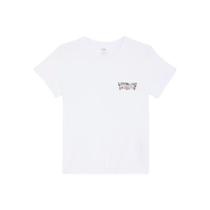 Levis T Shirts Women's White-0