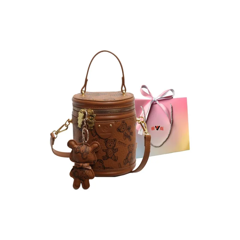 Yalu PU Shoulder Bag, Crossbody Bag, Handbag Women's Black/Ecru/Brown/Pink-14
