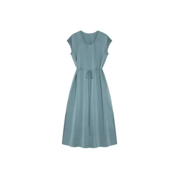 IHIMI Sleeveless Dresses Women's Glistening Blue