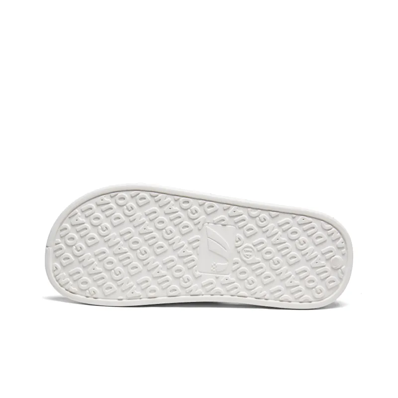 DUANGOU Quiet Slip Resistant Abrasion Resistant Slide Slippers Unisex Ice Cream-4