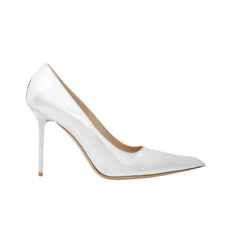 MICHAEL KORS Winona Slim Heel High Heels 10.1cm Women's Silver-1