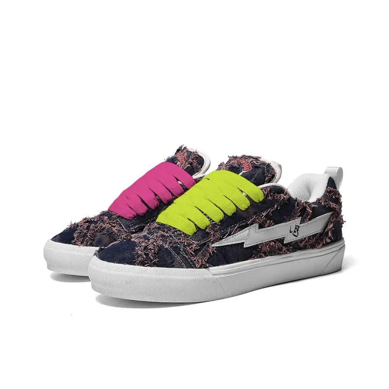 DUEPLAY Coverage, Impact Resistance, Abrasion Resistant, Balance, Breathable Low Top Skateboard Shoes Unisex-6