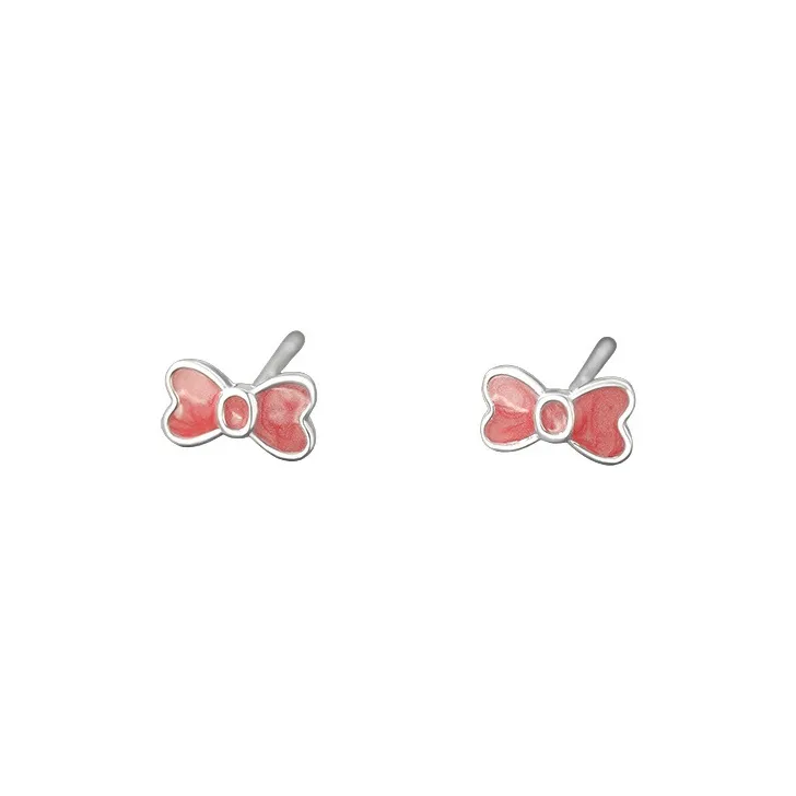 GIFT&CO S999 Fine Silver Stud Earrings Women's-3