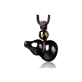 Moon Jewelry Natural Obsidian Pendants Unisex