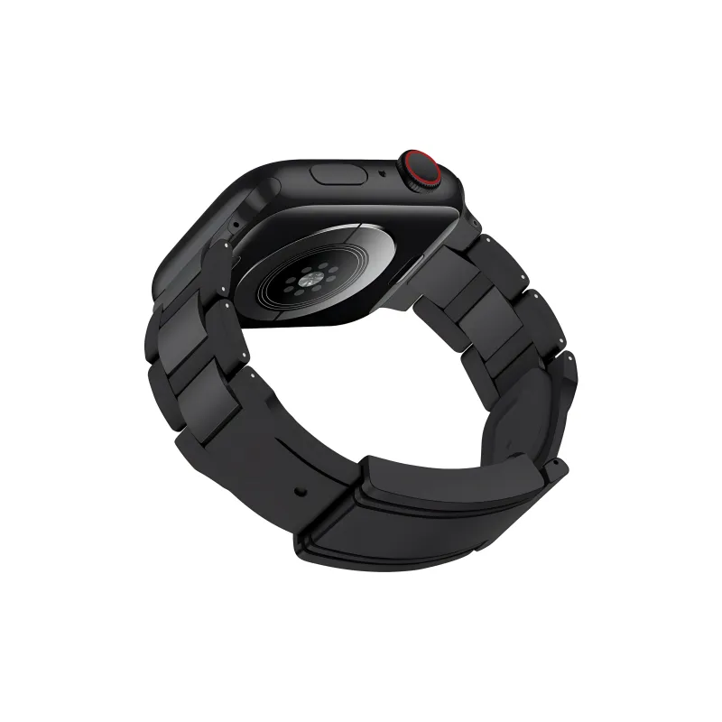 KVZUVUU Apple Compatibility Watch Band Stainless Steel, Rubber Material-7
