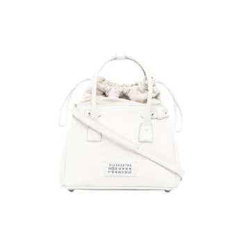 Maison Margiela 5AC Calfskin Shoulder Bag, Crossbody Bag, Handbag Women's White