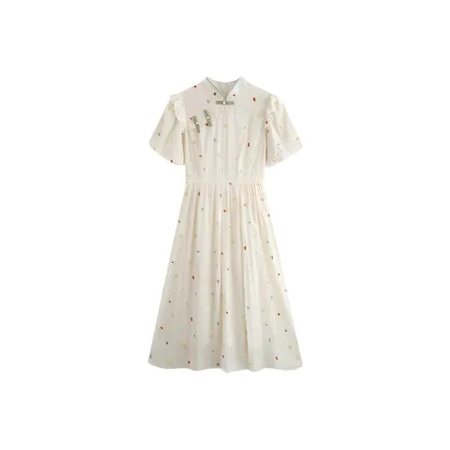 DOKZB Short Sleeved Dress Women's
