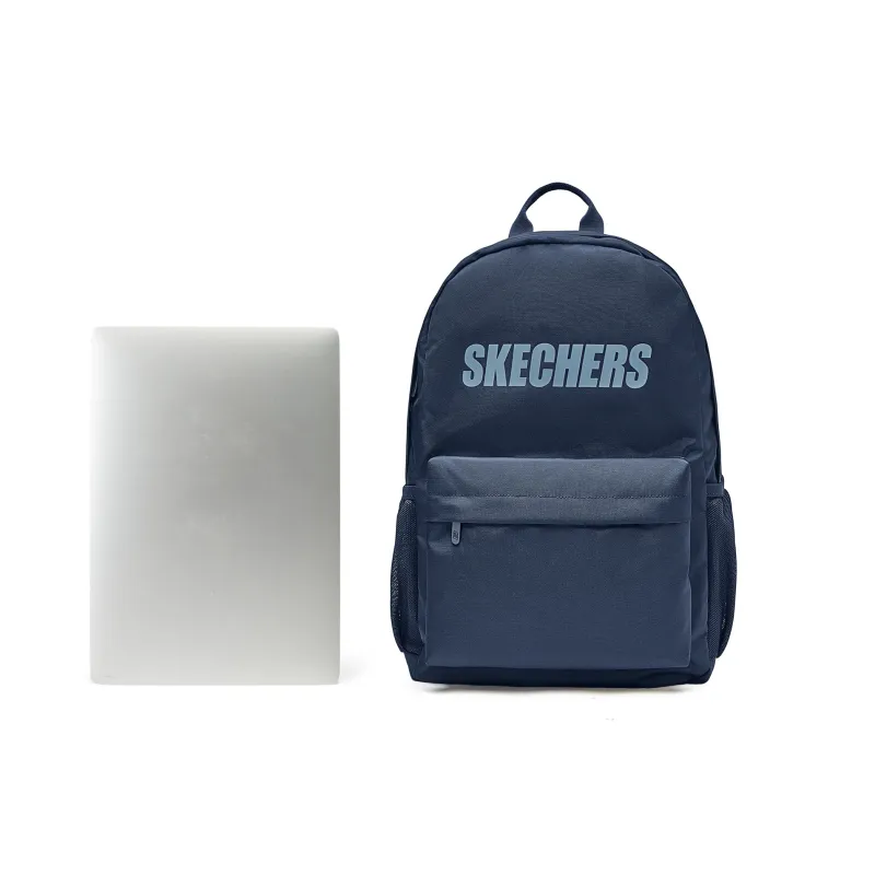 Skechers Fabric Backpack Regular Unisex Navy Blue-5