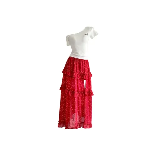 YGPRW Two Piece Skirt Sets Women's