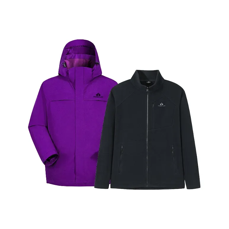 PIONEER CAMP Water-Resistant Windproof Breathable Wear-Resistant Warm Water-Repellent Windbreaker Jacket Unisex-120