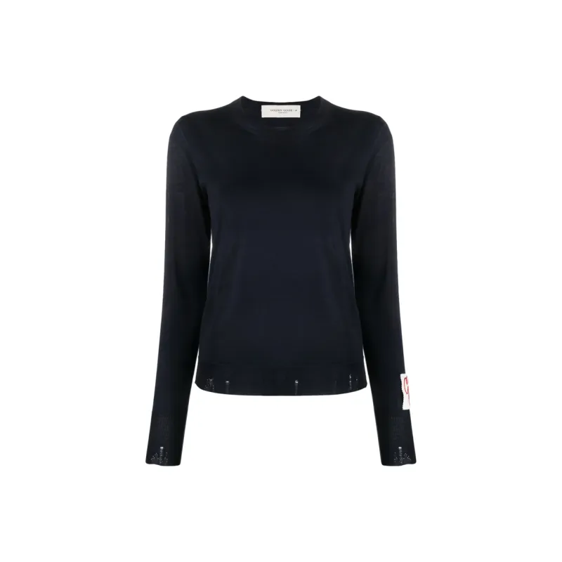 Golden Goose Logo Patch Knit Jumper-0