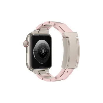 KVZUVUU Apple Compatibility Watch Band Stainless Steel, Rubber Material