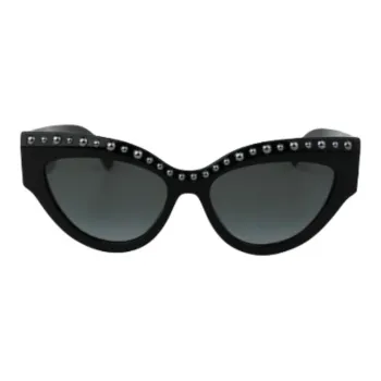 Jimmy Choo Acetate Cat Eye Sunglasses Women's Black