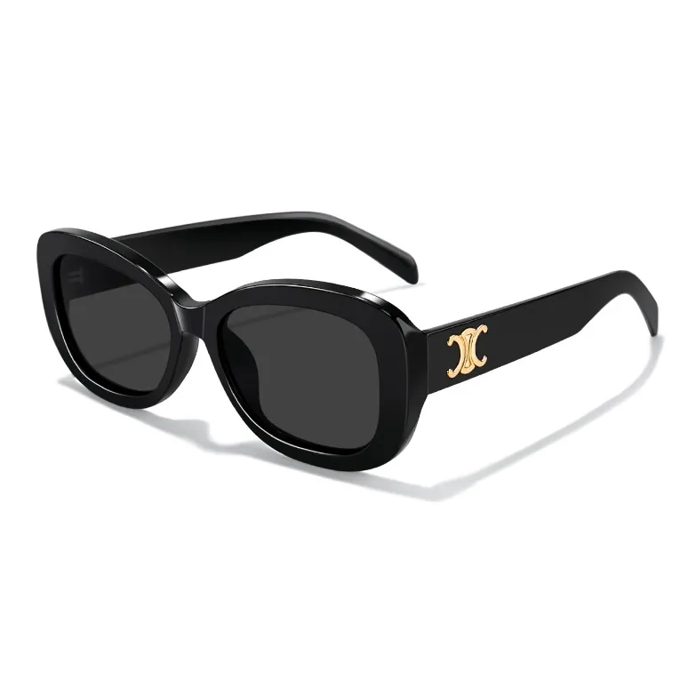 MK MINGKU TR/Memory Plastic Oval Sunglasses Unisex-0