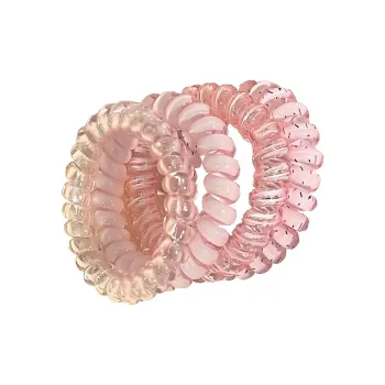 CUCX Rainbow Gradient Hair Tie With Seamless Hair Friendly Telephone Cord Design Portable