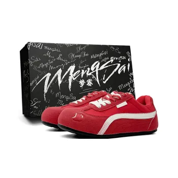 Mengsai Coverage Abrasion Resistant Low Top Casual Shoes Women's Red Apple