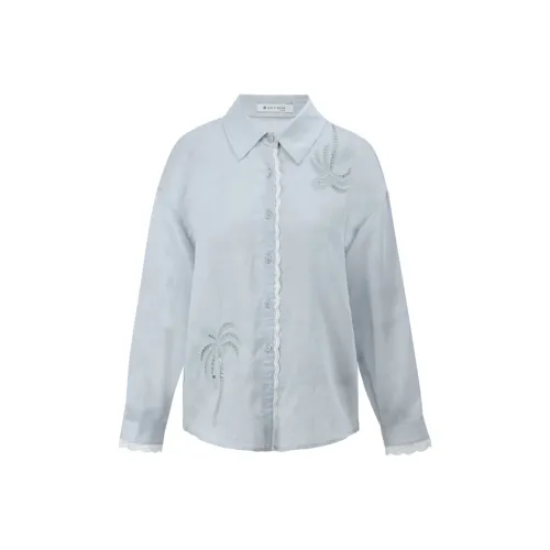 MISHOW Shirts Women's Blue
