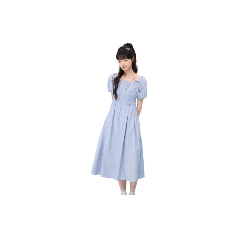 ZIHAN Short Sleeved Dress Women's-5