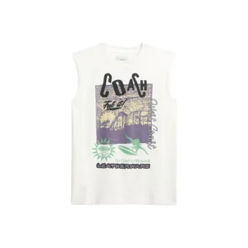 COACH Tank Tops Men White