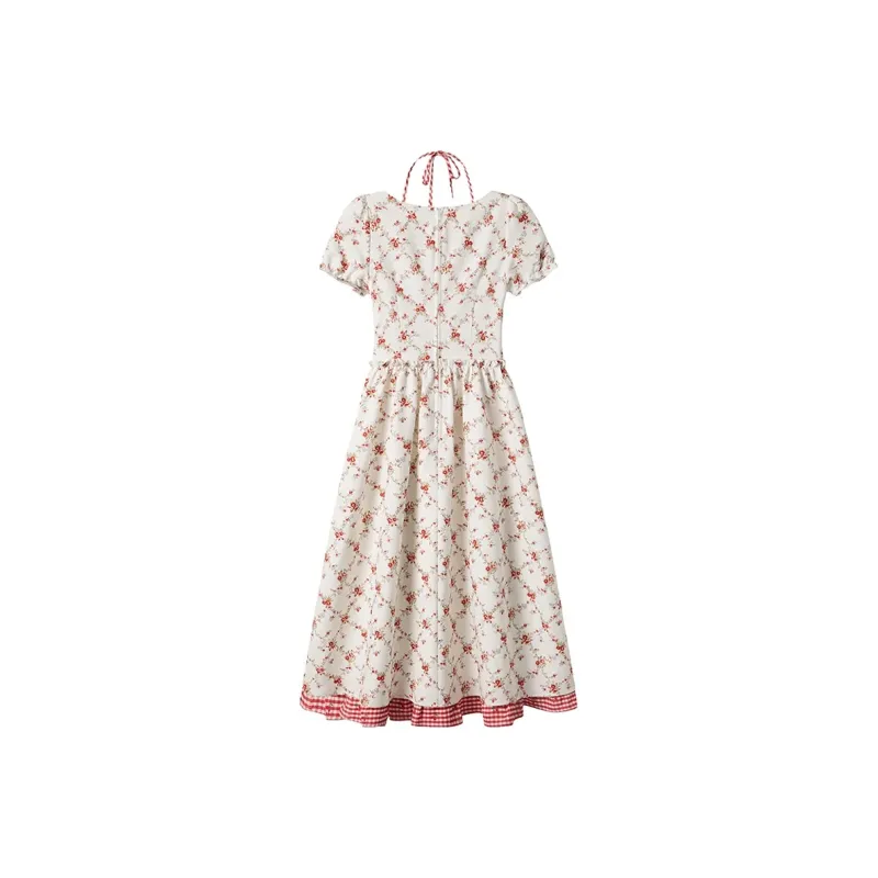 GUOZHEN Short Sleeved Dress Women's-3