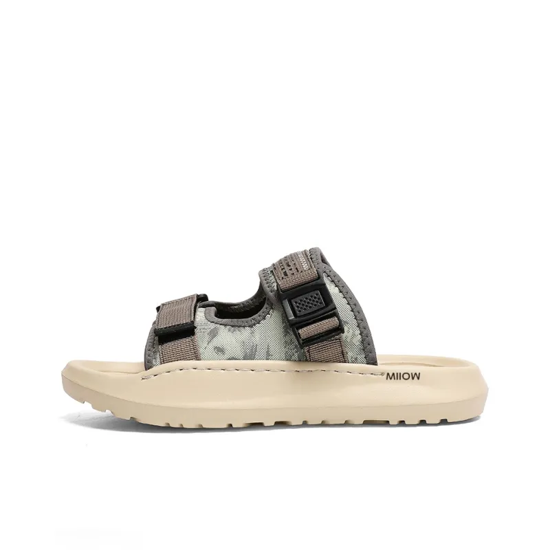 MIIOW Rubber Sole Slip Resistant Abrasion Resistant Slide Slippers Men's-2
