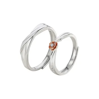 Lao Feng Xiang 925 Sterling Silver Rings Unisex