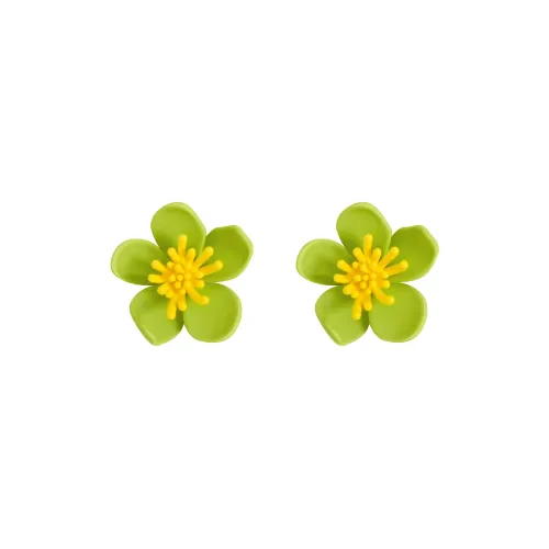 KEYS VIA Copper Alloy Stud Earrings Women's