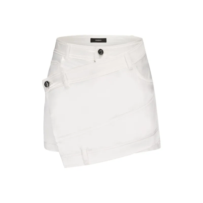 GIMING Casual Shorts Women's White-0
