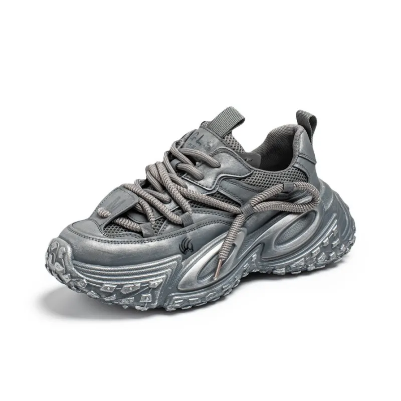 Animal Claws Anti Slip And Wear Resistant Height Increasing Low Top Chunky Sneakers Men's-5