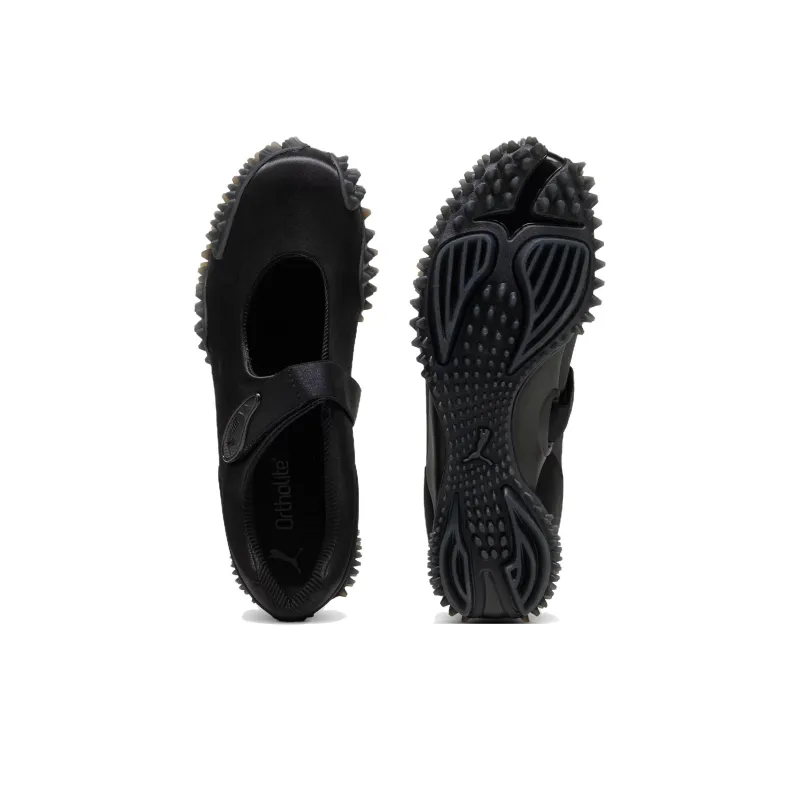 PUMA Mostro Fey Black Cool Dark Gray Satin Women's-3