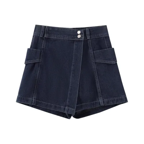 DOKZB Denim Shorts Women's Blue
