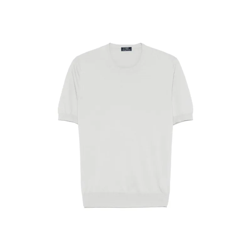 BARBA Knitted T shirt-0